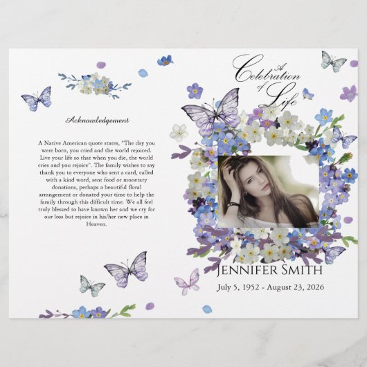 葬式の忘れプログラムではない チラシ (正面)