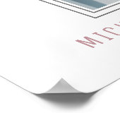 葬式の白祝の人生の歓迎サイン ポスター (角)