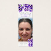 葬式の紫の空花詩の写真ブックマーク (正面)