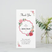 葬式は悔やみや弔慰カード感謝していしています サンキューカード (スタンド正面)