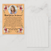 葬式は死後の花をありがとう ノートカード (正面/裏面)