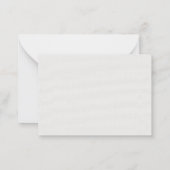 葬式は死後の花をありがとう ノートカード (裏面)