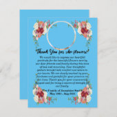 葬式は死後の花をありがとう ノートカード (正面/裏面)