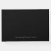 葬式アーチ橋ニューイングランド風景 ゲストブック (裏面)