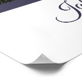 葬式ウェルカムサインコラージュテンプレート ポスター (角)