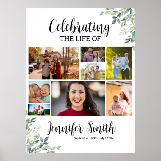 葬式ウェルカムサインテンプレート ポスター (正面)