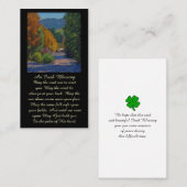 葬式エレガントメモリカードカード 名刺 (正面/裏面)