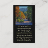 葬式エレガントメモリカードカード 名刺 (正面)