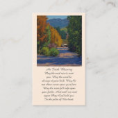 葬式エレガントメモリカードカード 名刺 (正面)