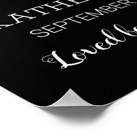 葬式エレガント記念の記念9写真集 ポスター (角)