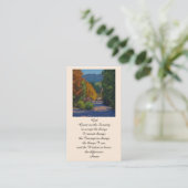 葬式エレガント記念カード 名刺 (スタンド正面)