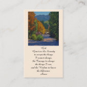 葬式エレガント記念カード 名刺 (正面)