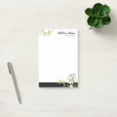 葬式クラシックエレガントスノードロップスローレルダマスク ポストイット (オフィス)