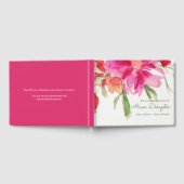 葬式ゲストブック |花模様4 ゲストブック (全面)