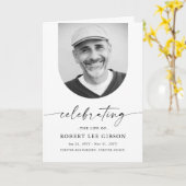 葬式シンプルのメモリアル順 カード (黄色い花)