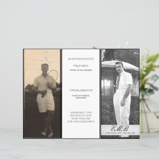 葬式シンプルエレガント写真撮影順 (スタンド正面)