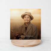 葬式スペインの |スペインメモリアルフォトブラック 招待状