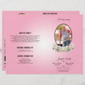 葬式テンプレートチラシ (正面/裏面)