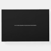 葬式トロピカルビーチサンセット雰囲気 ゲストブック (裏面)