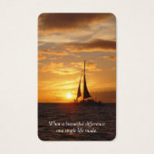 葬式ハワイアンサンセット祈りの言葉共感表 (正面)