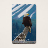 葬式バルドイーグル記念祈りの言葉共感表 (正面)