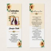 葬式ブックマークテンプレート (正面&裏面)