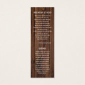 葬式ブックマークテンプレート (裏面)