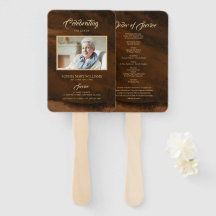 葬式ブロンズ&金ゴールド書道扇子セット