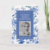 葬式プログラムの中華順序 招待状 (正面)