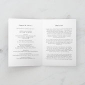 葬式プログラムの中華順序 招待状 (内部)