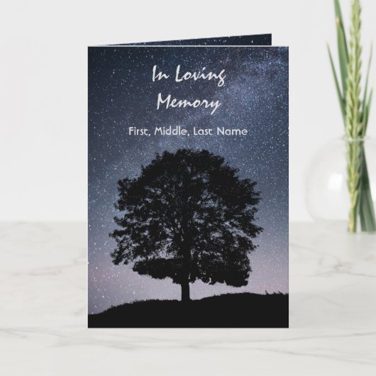葬式プログラムカスタムが星夜木 プログラム (正面)