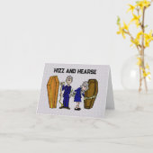 葬式ホームサンキューカードとモルティシャン カード (黄色い花)