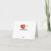 葬式ホームサンキューカードとモルティシャン カード (裏面)