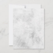 葬式ミニマル記念写真 サンキューカード (裏面)