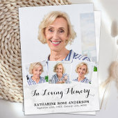 葬式モダンシック4フォト悔やみや弔慰祈りの言葉カード