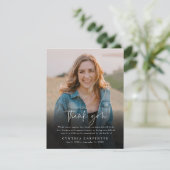 葬式モダン記念写真 サンキューカード (スタンド正面)