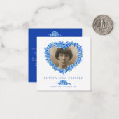 葬式忘れの時彼女は青く消えてしまった ノートカード (正面/裏面インサイチュ)