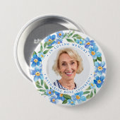 葬式忘れ私はフローラカスタム写真記念 缶バッジ (正面&裏面)