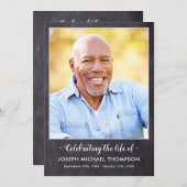 葬式素朴の記念写真順序 プログラム (正面/裏面)