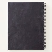 葬式素朴ゲストブックデイジーフローラメモリアル ノートブック (裏面)