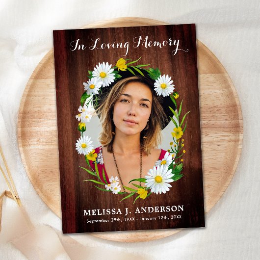 葬式素朴フローラ悔やみや弔慰写真記念館 サンキューカード