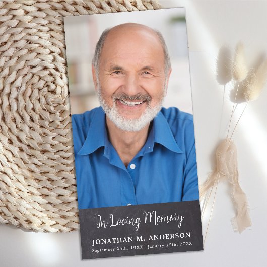 葬式素朴記念カスタム写真悔やみや弔慰 サンキューカード