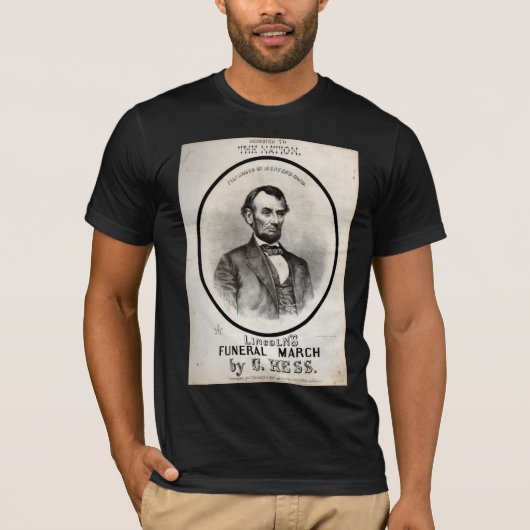 葬式-エイブラハム・リンカーン Tシャツ (正面)