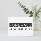 葬式 ポストカード (スタンド正面)