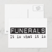 葬式 ポストカード (正面/裏面)