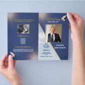 葬祭令祝の青 チラシ (手)