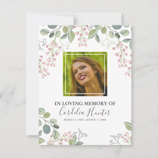 葬祭命令 |ピンクエレガントの花 (正面)