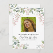 葬祭命令 |ピンクエレガントの花 (正面/裏面)