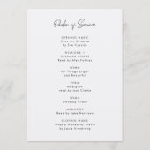 葬祭命令 |生命のお祝い プログラム (裏面)