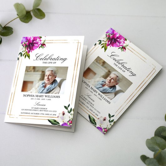 葬祭命令 |紫色の花 プログラム